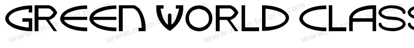 green world classic字体转换